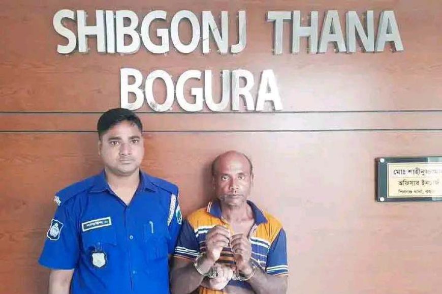 শিবগঞ্জে শ্বশুর কর্তৃক পুত্রবধুকে ধর্ষণ শ্বশুর গ্রেফতার