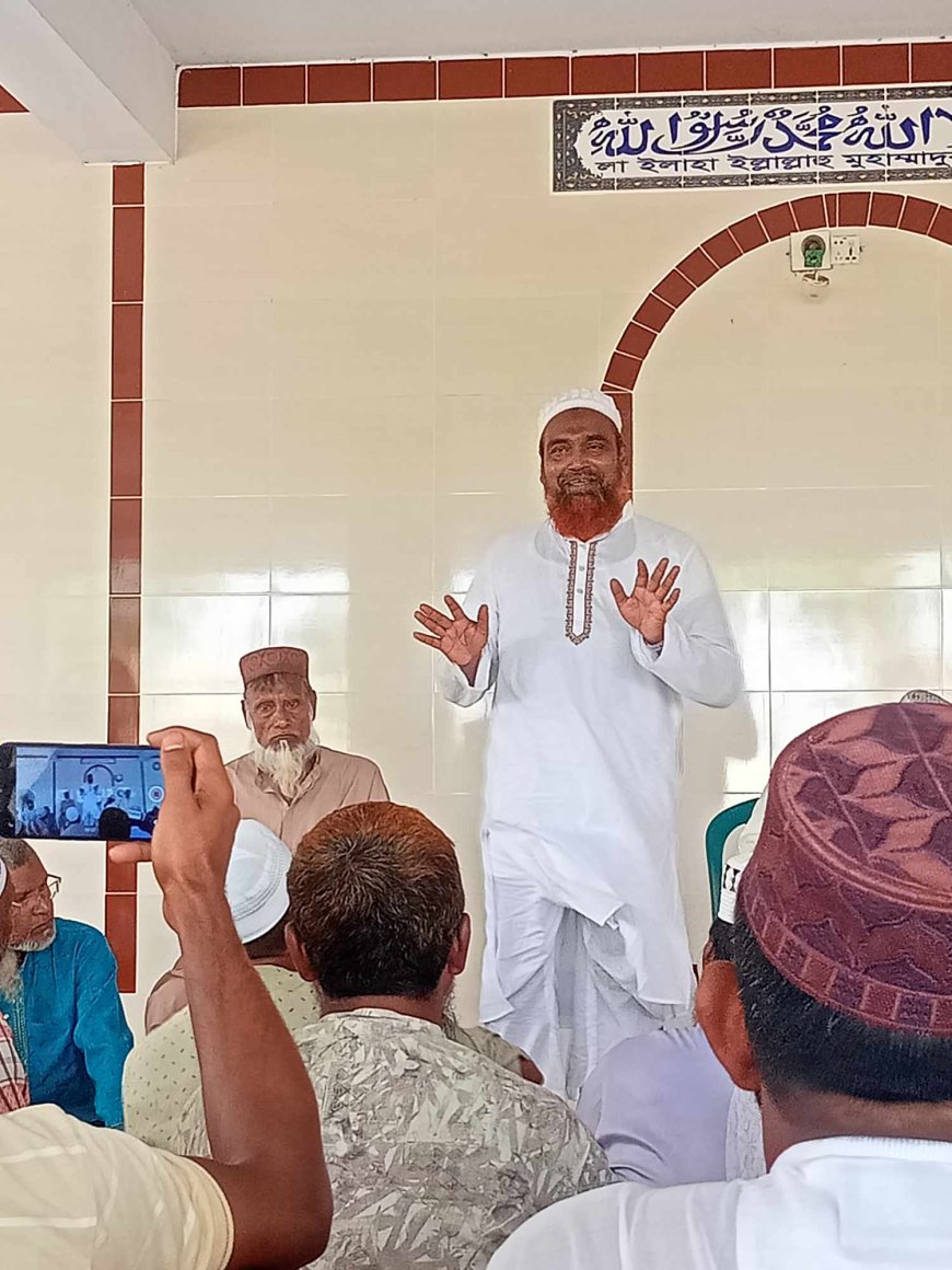ঈদ পূর্ণমিলনী অনুষ্ঠান বাংলাদেশ জামাতে ইসলামী পাহাড়পুর ইউনিয়ন শাখার উদ্যোগে